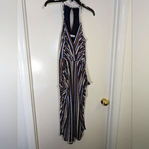 BCBGeneration Southwestern Stripes Strappy Maxi Dress Size Tall